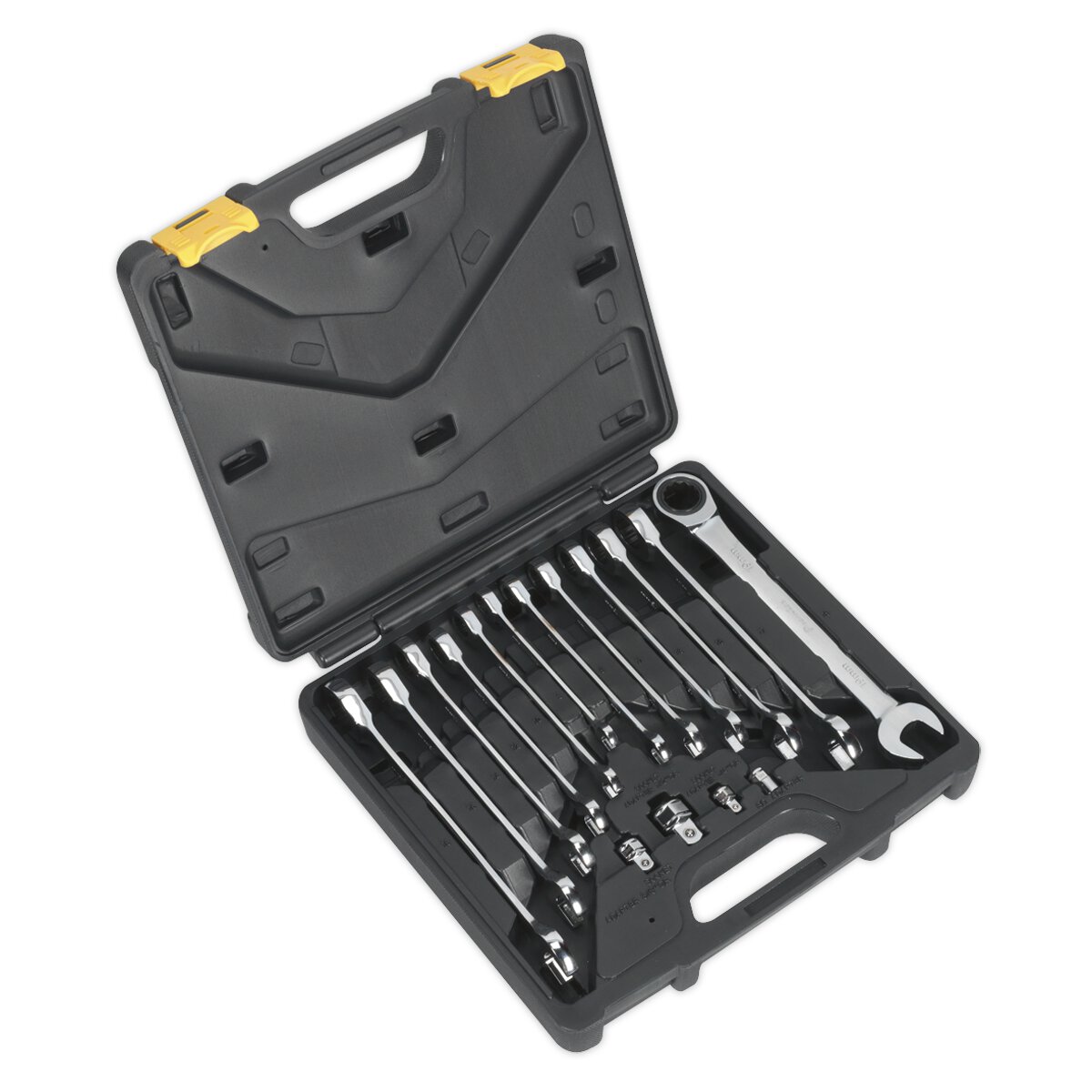 Combination Ratchet Spanner Set 16pc Metric