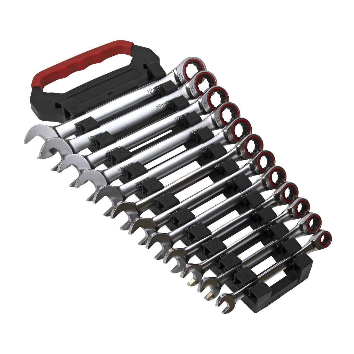 Ratchet Combination Spanner Set 12pc Metric