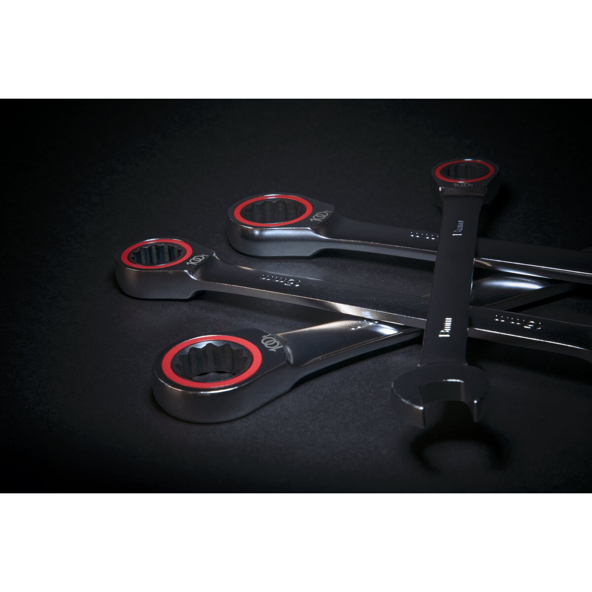 Ratchet Combination Spanner Set 7pc Metric