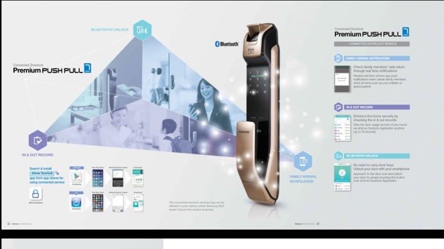 Samsung digital door lock factory Sh-718