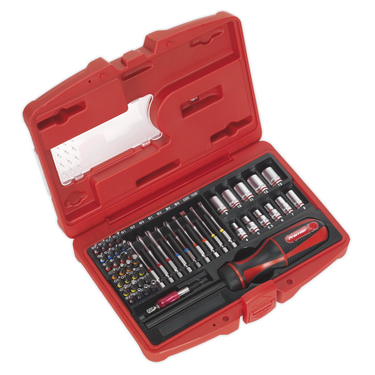 Fine Tooth Ratchet Screwdriver & Accessory Set 51pc