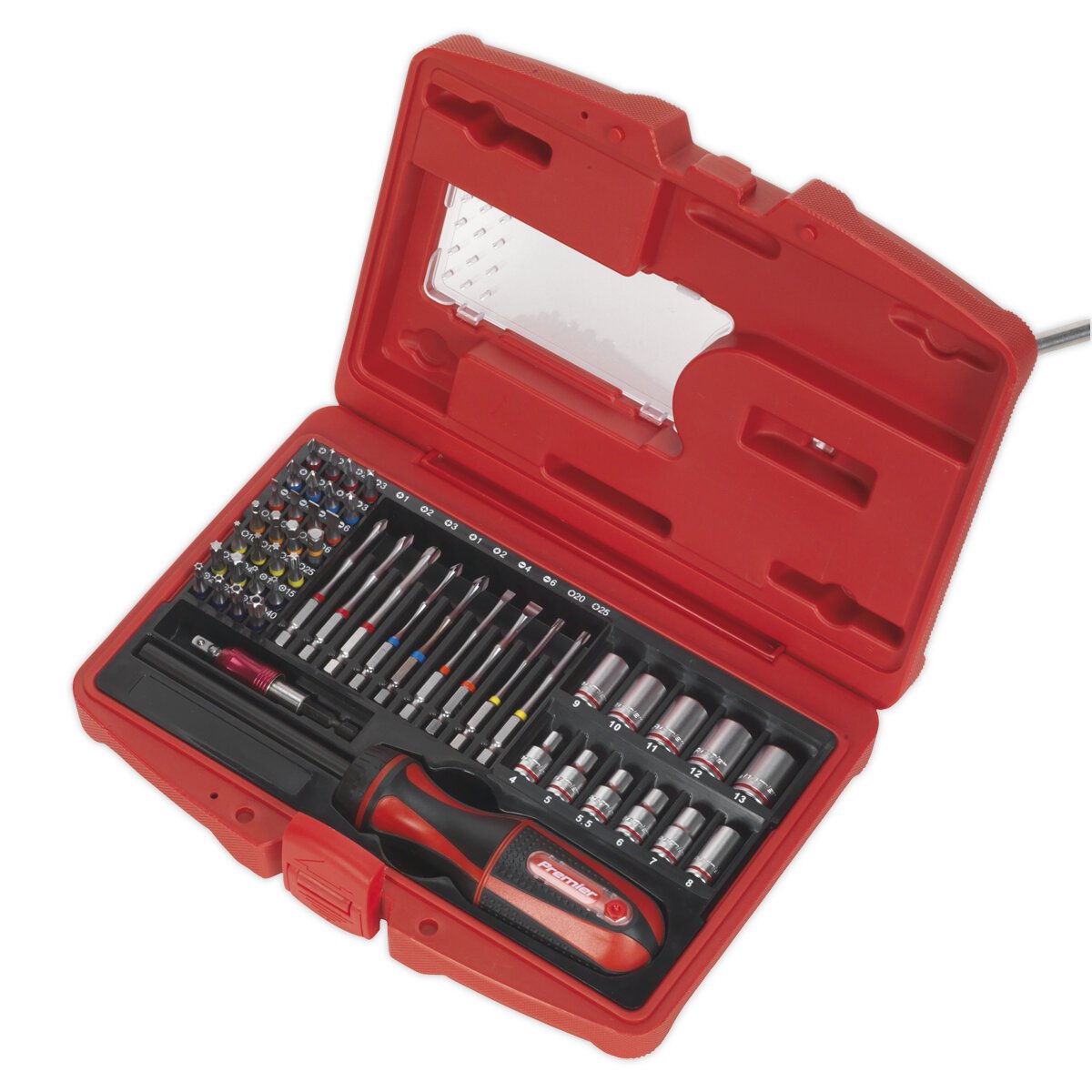 Fine Tooth Ratchet Screwdriver & Accessory Set 51pc