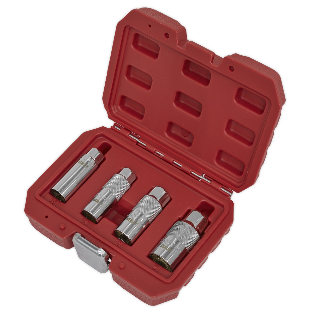 Magnetic Spark Plug Socket Set 4pc 3/8"Sq Drive