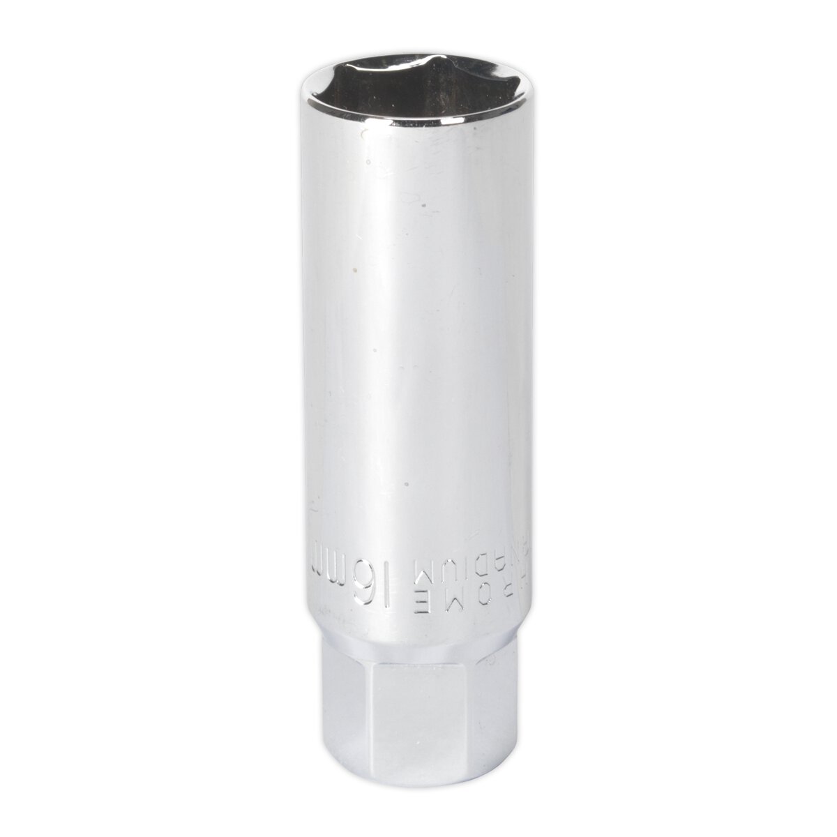 Spark Plug Socket 16mm 3/8"Sq Drive Thin Wall
