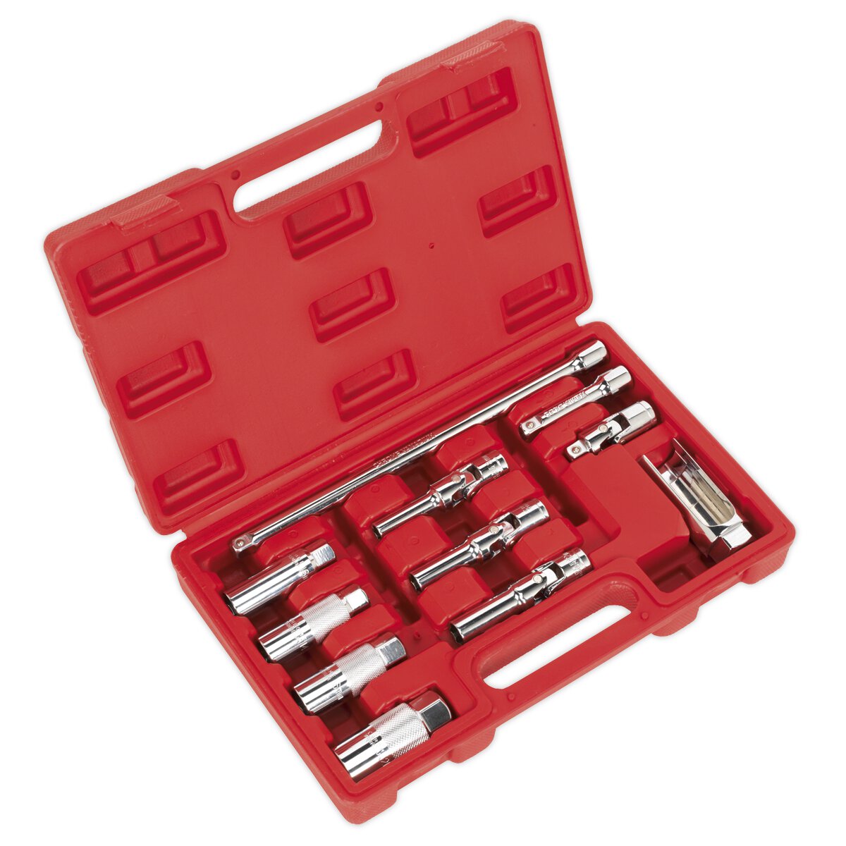 Master Service Set 11pc - Spark/Glow Plug & Oxygen Sensor 3/8"Sq Drive