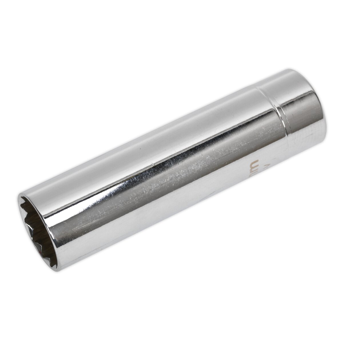 Spark Plug Socket with Magnetic Retainer 14mm 3/8"Sq Drive 12-Point