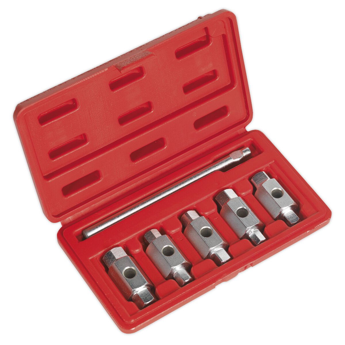 Drain Key Set 6pc Double End
