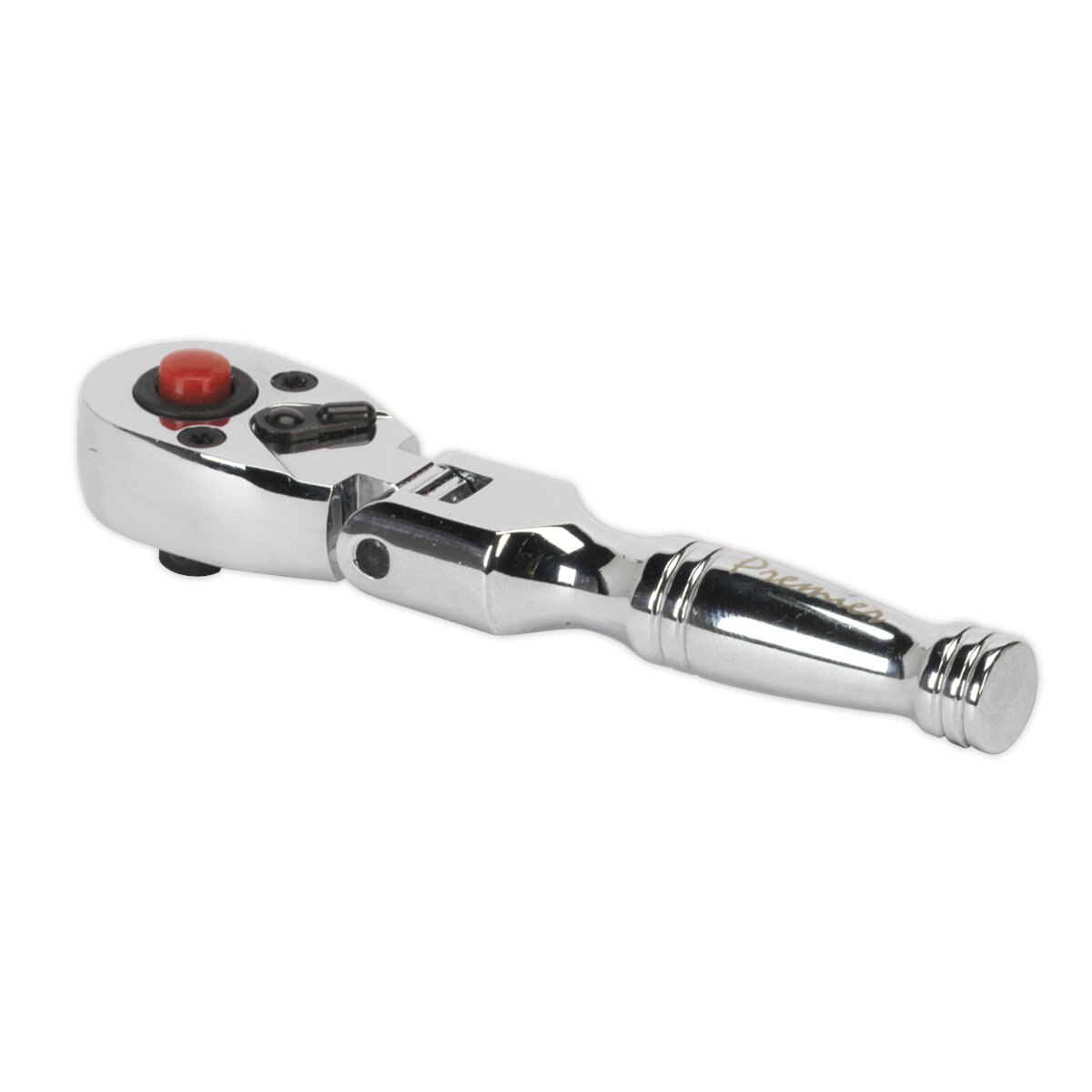 Ratchet Wrench Flexi-Head Stubby 1/4"Sq Drive