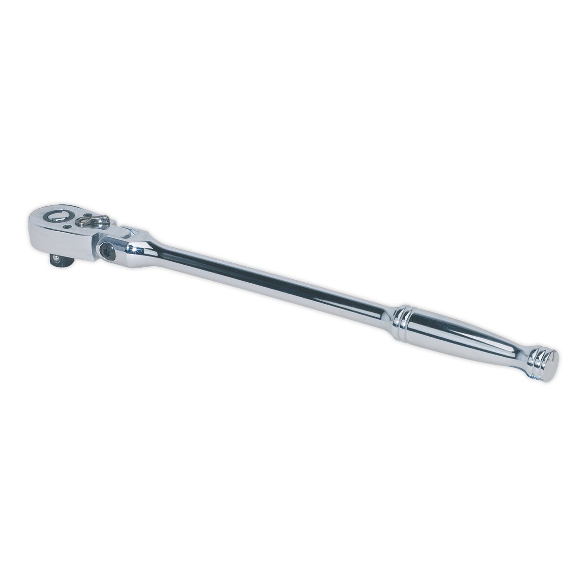 Ratchet Wrench Flexi-Head 300mm 3/8"Sq Drive Pear-Head Flip Reverse