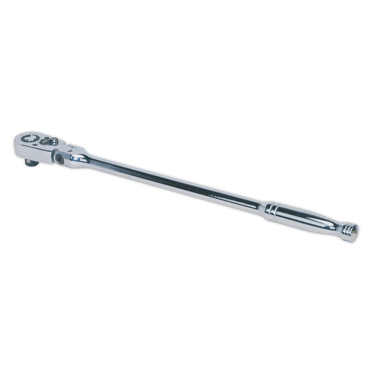 Ratchet Wrench Flexi-Head 445mm 1/2"Sq Drive Pear-Head Flip Reverse