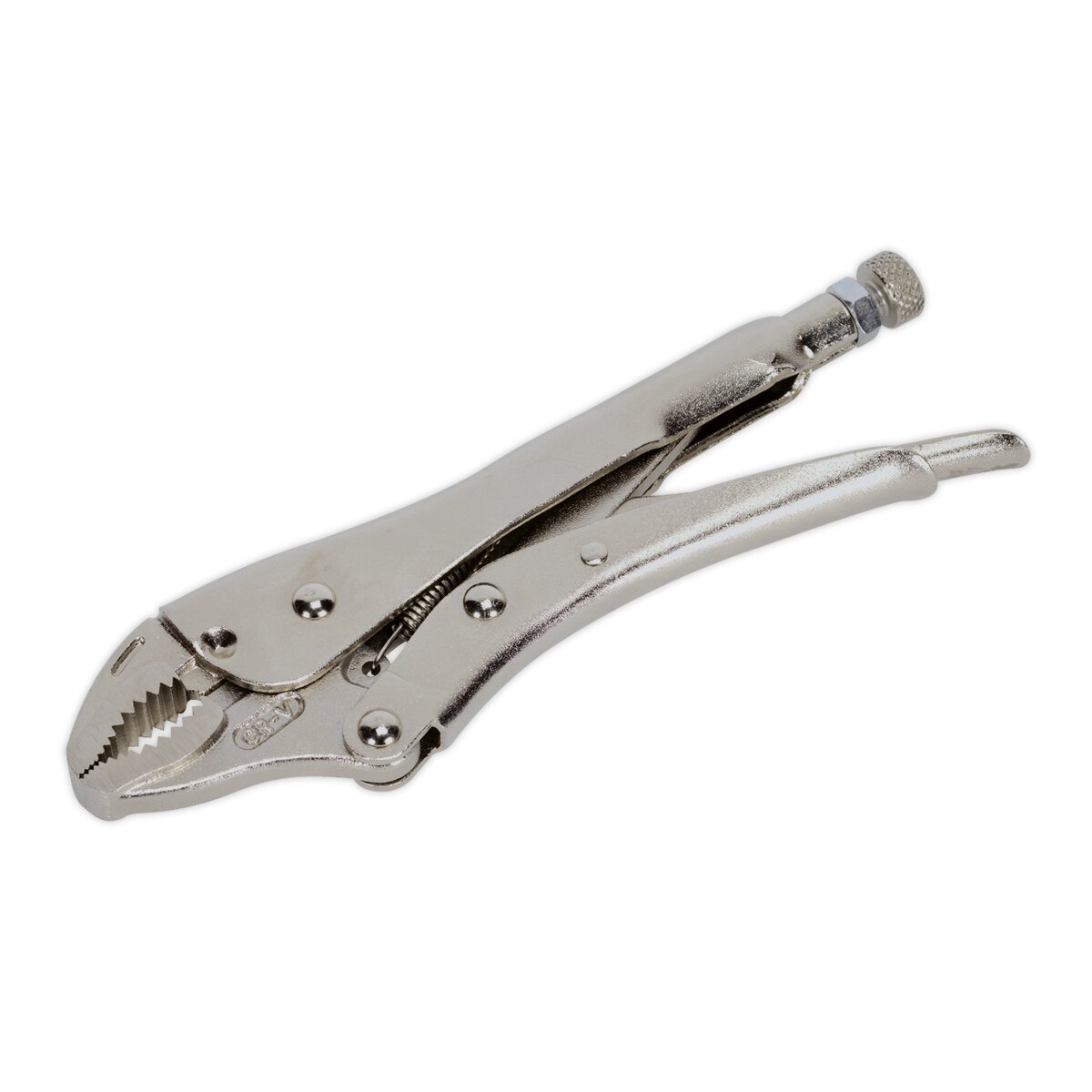 Locking Pliers Curved Jaws 180mm 0-35mm Capacity