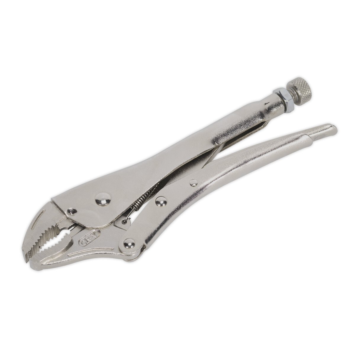 Locking Pliers Curved Jaws 230mm 0-45mm Capacity