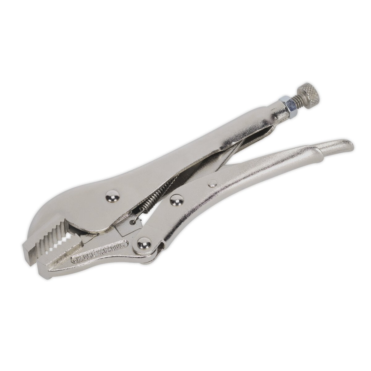 Locking Pliers Straight Jaws 185mm 0-30mm Capacity