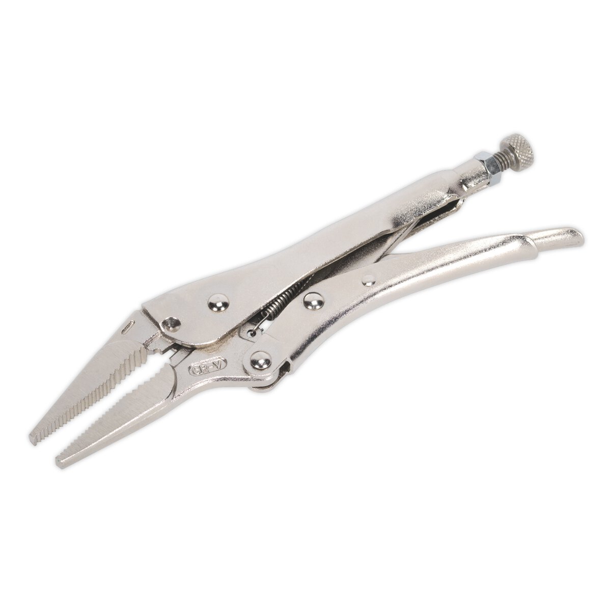 Locking Pliers Long Nose 210mm 0-60mm Capacity