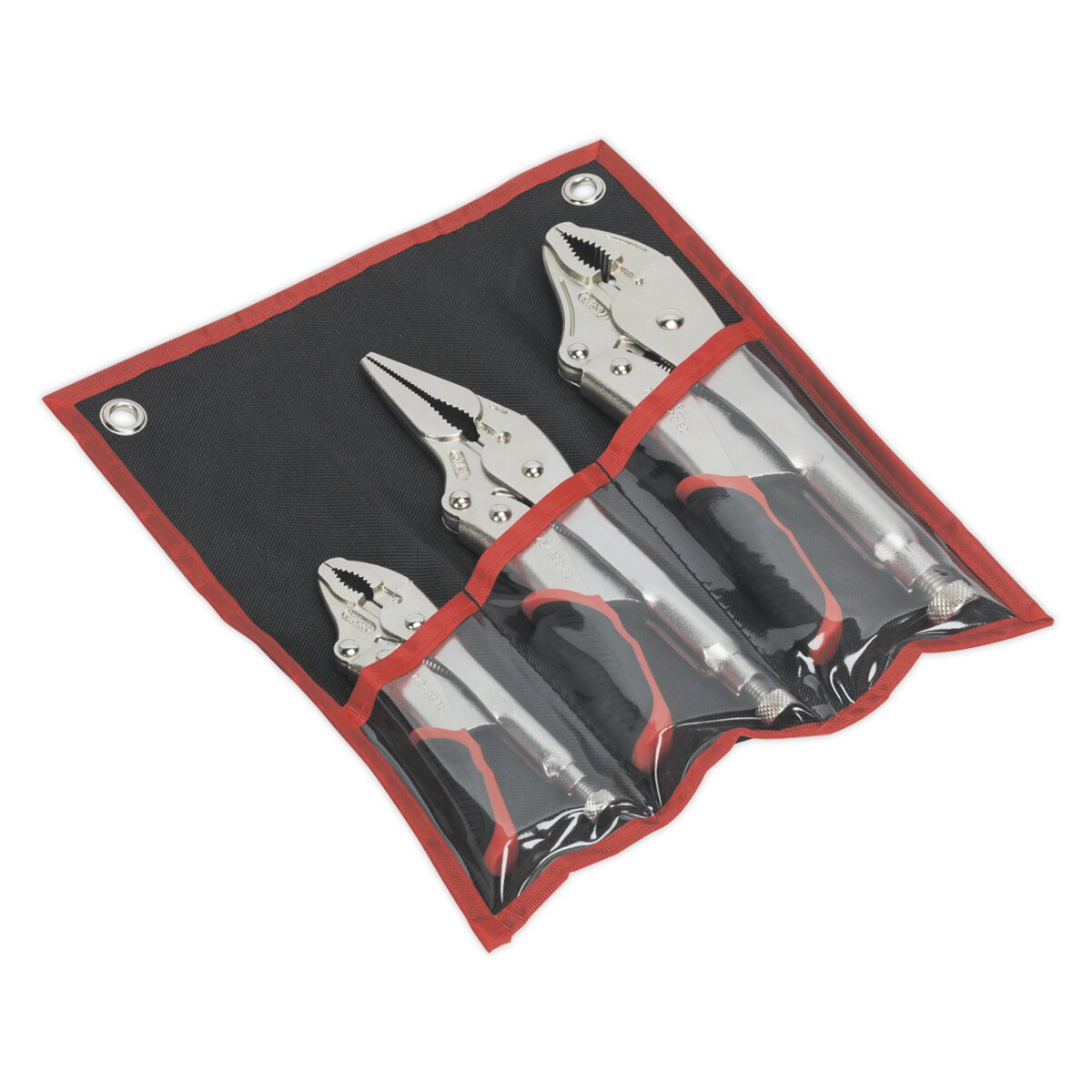 Locking Pliers Set 3pc Quick Release