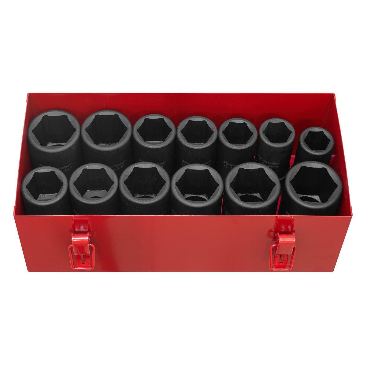 Impact Socket Set 13pc Deep 3/4"Sq Drive Metric/Imperial