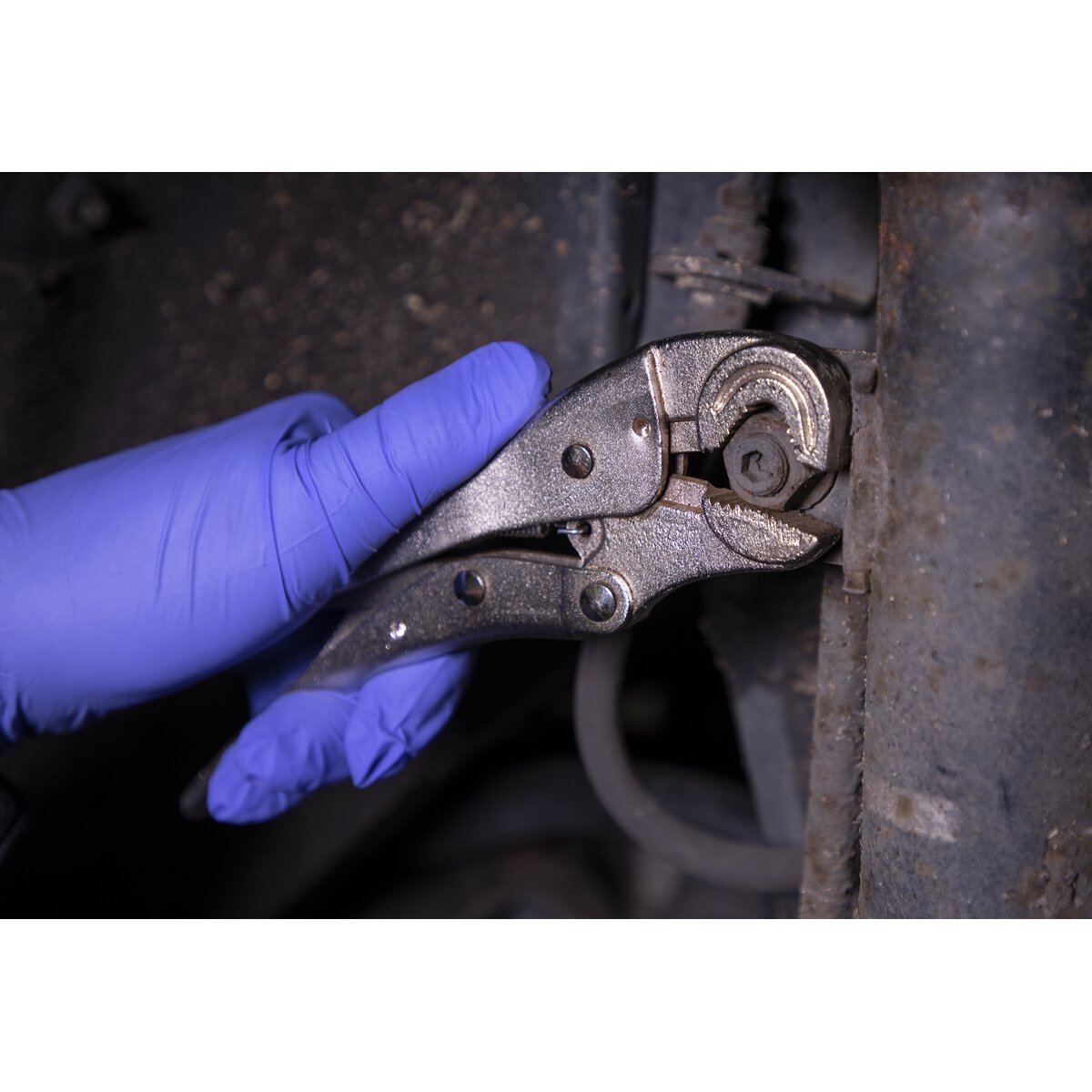 Locking Pliers Round Jaws 195mm 0-35mm Capacity
