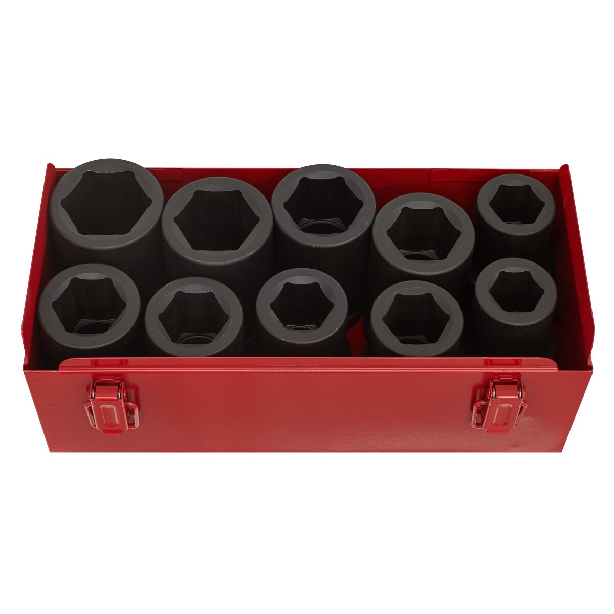 Impact Socket Set 10pc Deep 1"Sq Drive Metric/Imperial