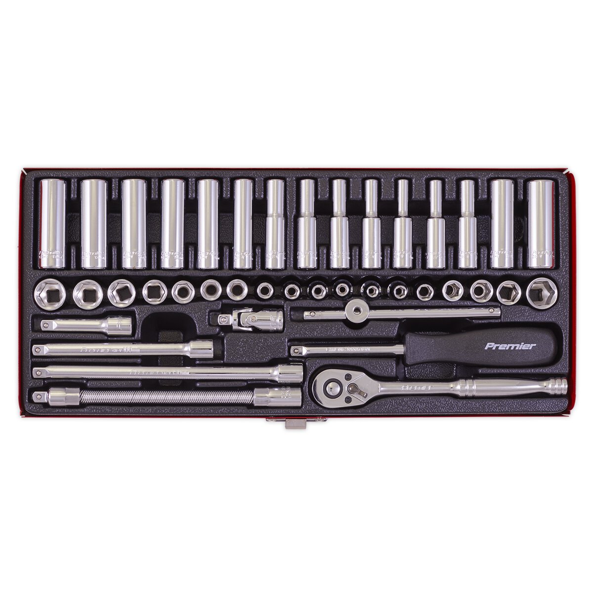 Socket Set 41pc 1/4"Sq Drive 6pt WallDrive® - Metric/Imperial