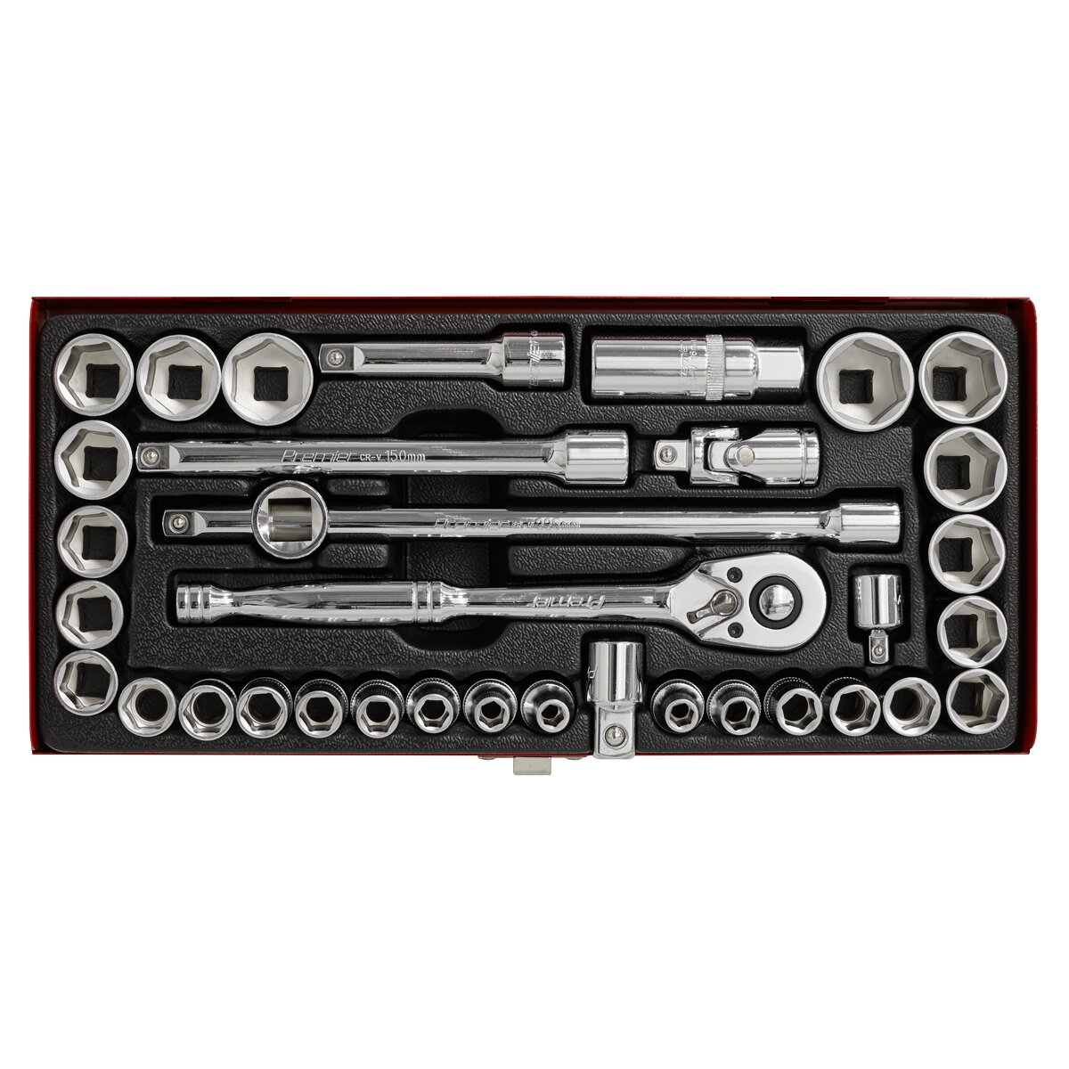 Socket Set 35pc 3/8"Sq Drive 6pt WallDrive® - Metric/Imperial