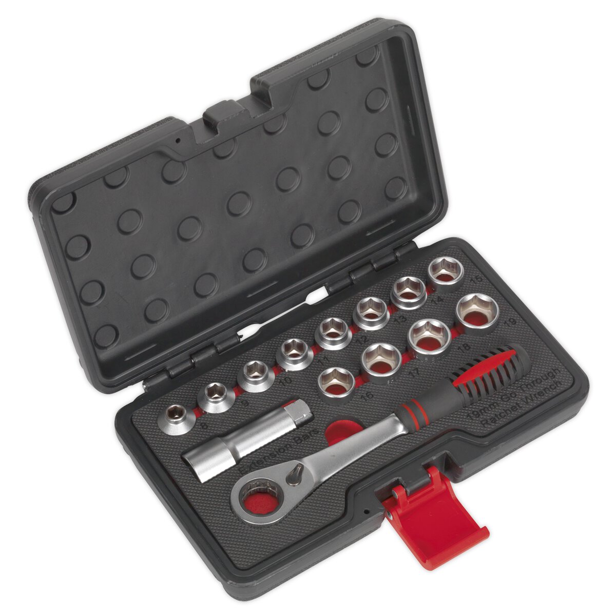 Socket Set 14pc Go-Through Low Profile WallDrive® Metric
