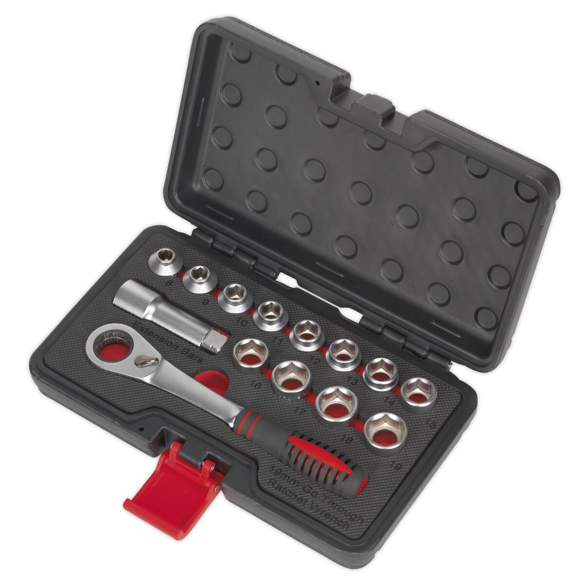 Socket Set 14pc Go-Through Low Profile WallDrive® Metric