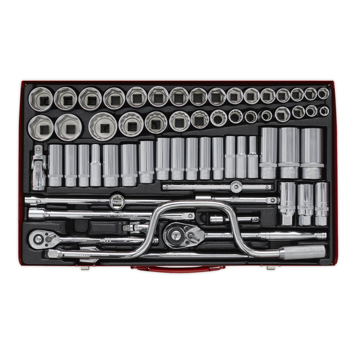 Socket Set 64pc 3/8" & 1/2"Sq Drive 6pt WallDrive® - Metric/Imperial