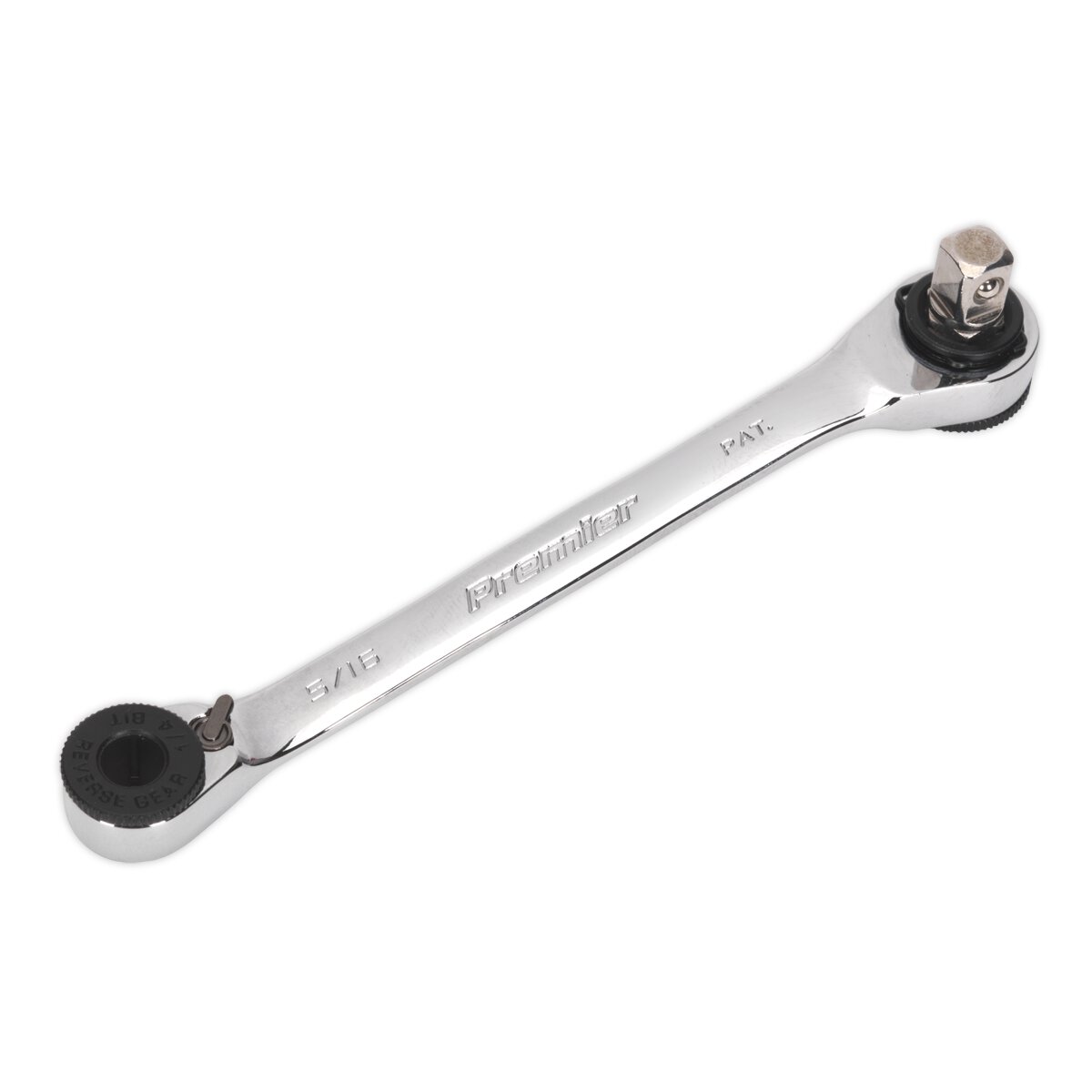 Ratchet Spanner 1/4"Hex x 5/16"Hex Drive with 1/4"Sq Drive Adaptor