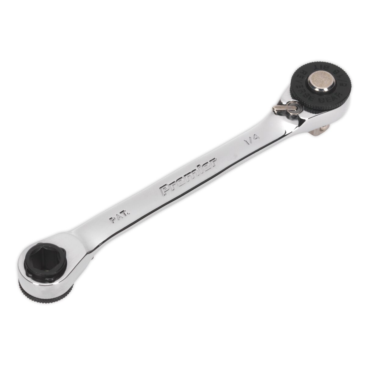Ratchet Spanner 1/4"Hex x 5/16"Hex Drive with 1/4"Sq Drive Adaptor