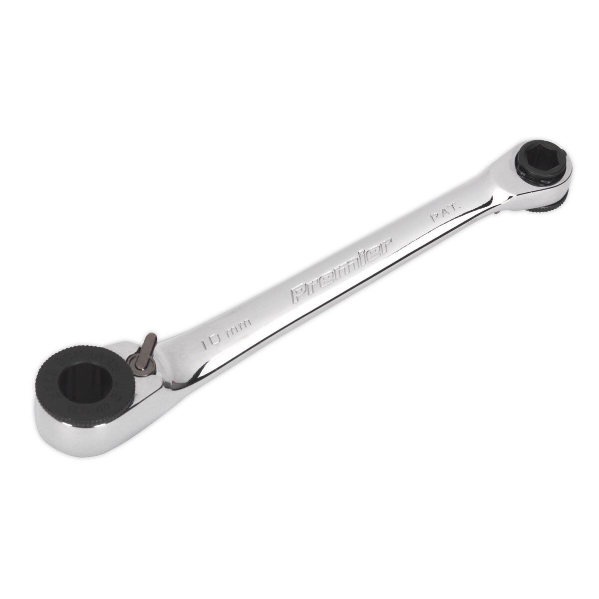 Ratchet Spanner Reversible 1/4"Hex x 10mm Hex