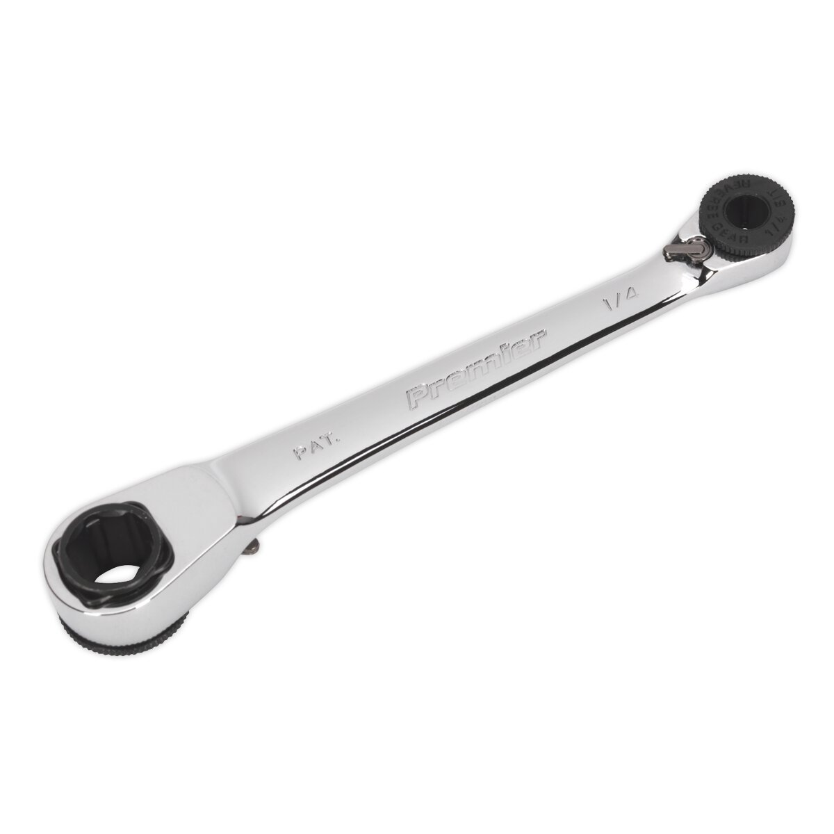 Ratchet Spanner Reversible 1/4"Hex x 10mm Hex