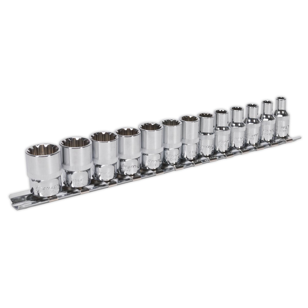 Socket Set 13pc 1/4"Sq Drive Total Drive®