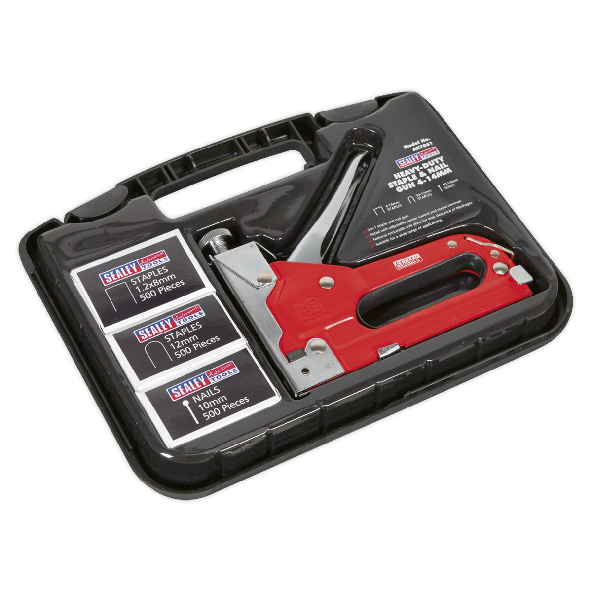 Staple & Nail Gun Heavy-Duty 4-14mm