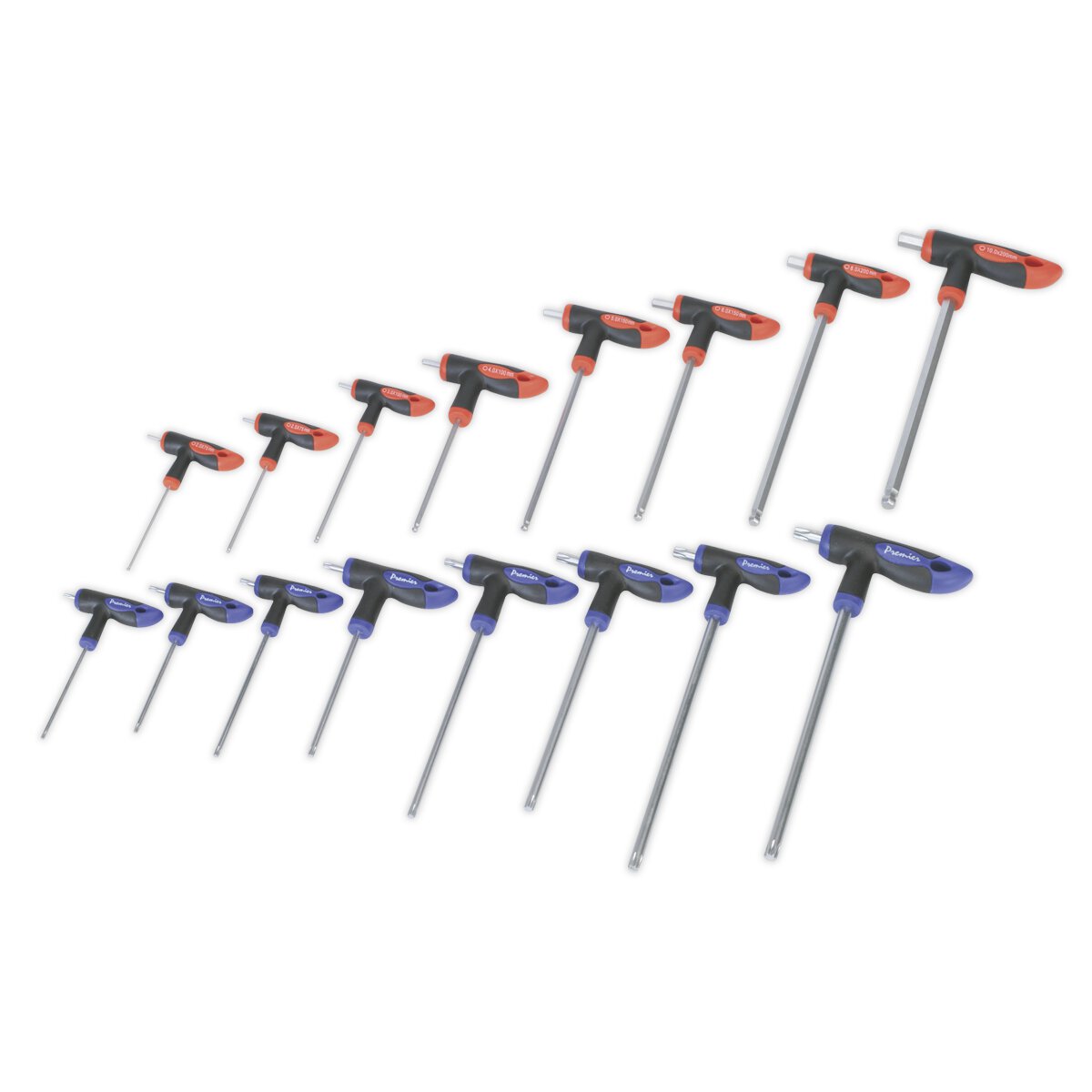 T-Handle TRX-Star* & Hex Key Set 16pc