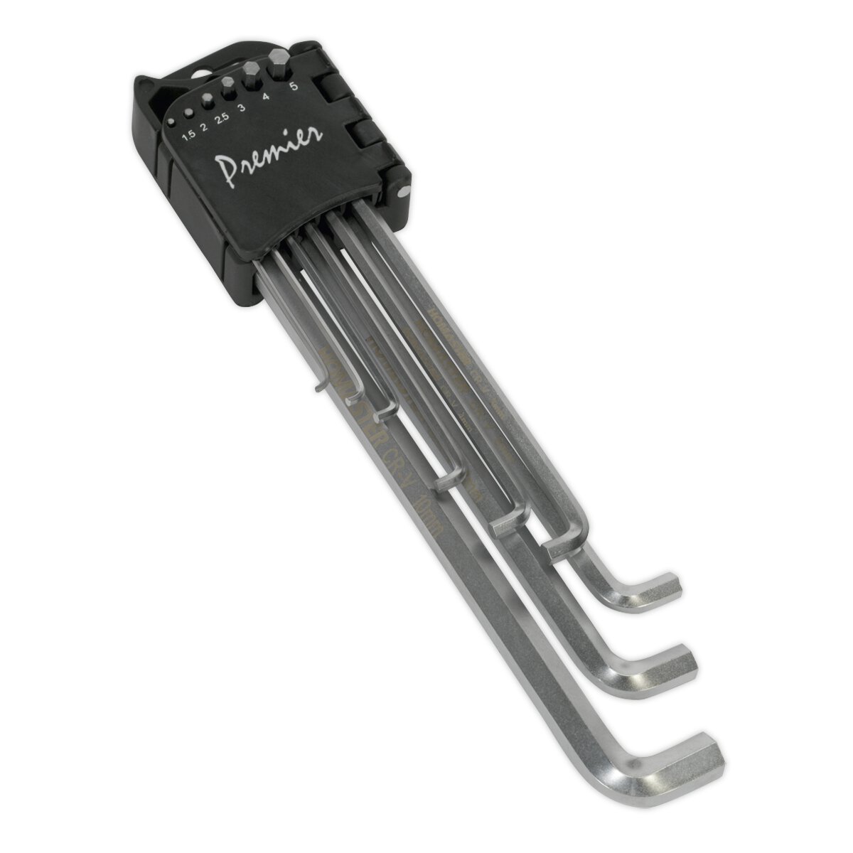 Hex Key Set 9pc Extra Long Stubby Element Metric