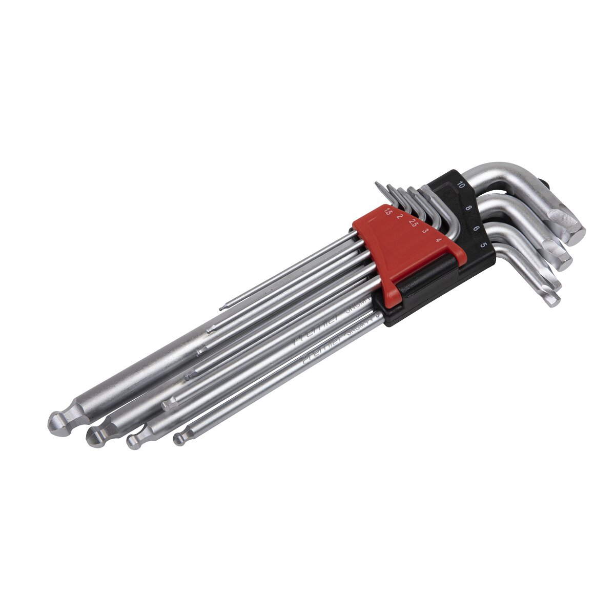 Ball-End Hex Key Set 9pc Lock-On™ - Metric