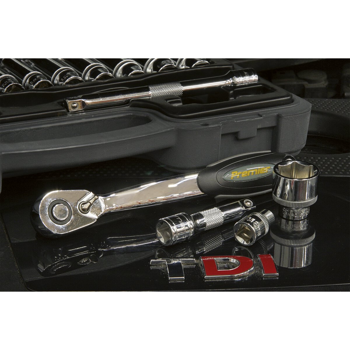 Socket Set 38pc 3/8"Sq Drive 6pt WallDrive® Metric