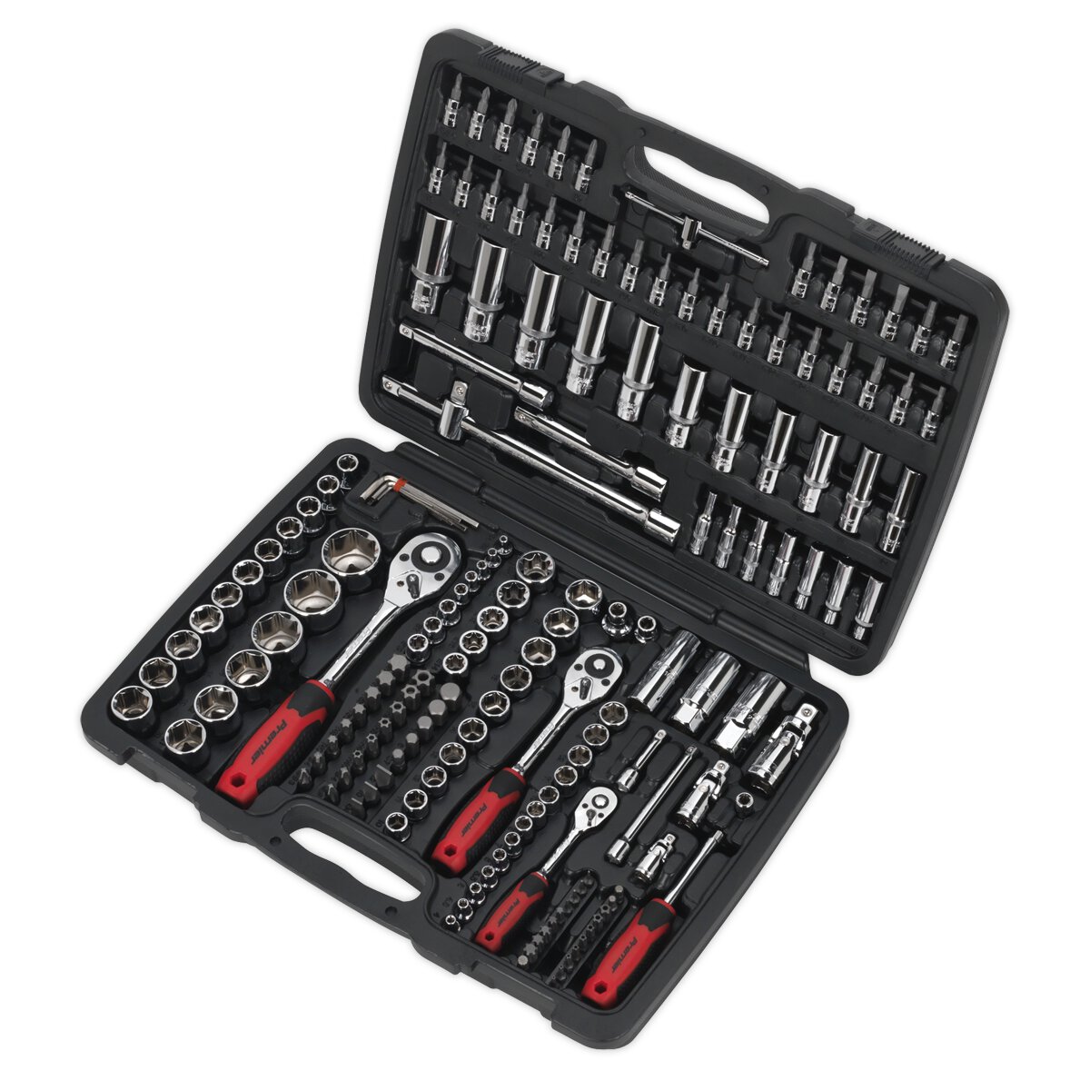 Socket Set 172pc 1/4", 3/8" & 1/2"Sq Drive 6pt WallDrive® Metric