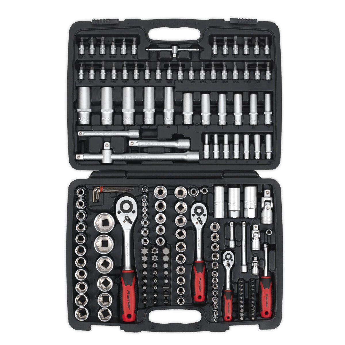 Socket Set 172pc 1/4", 3/8" & 1/2"Sq Drive 6pt WallDrive® Metric