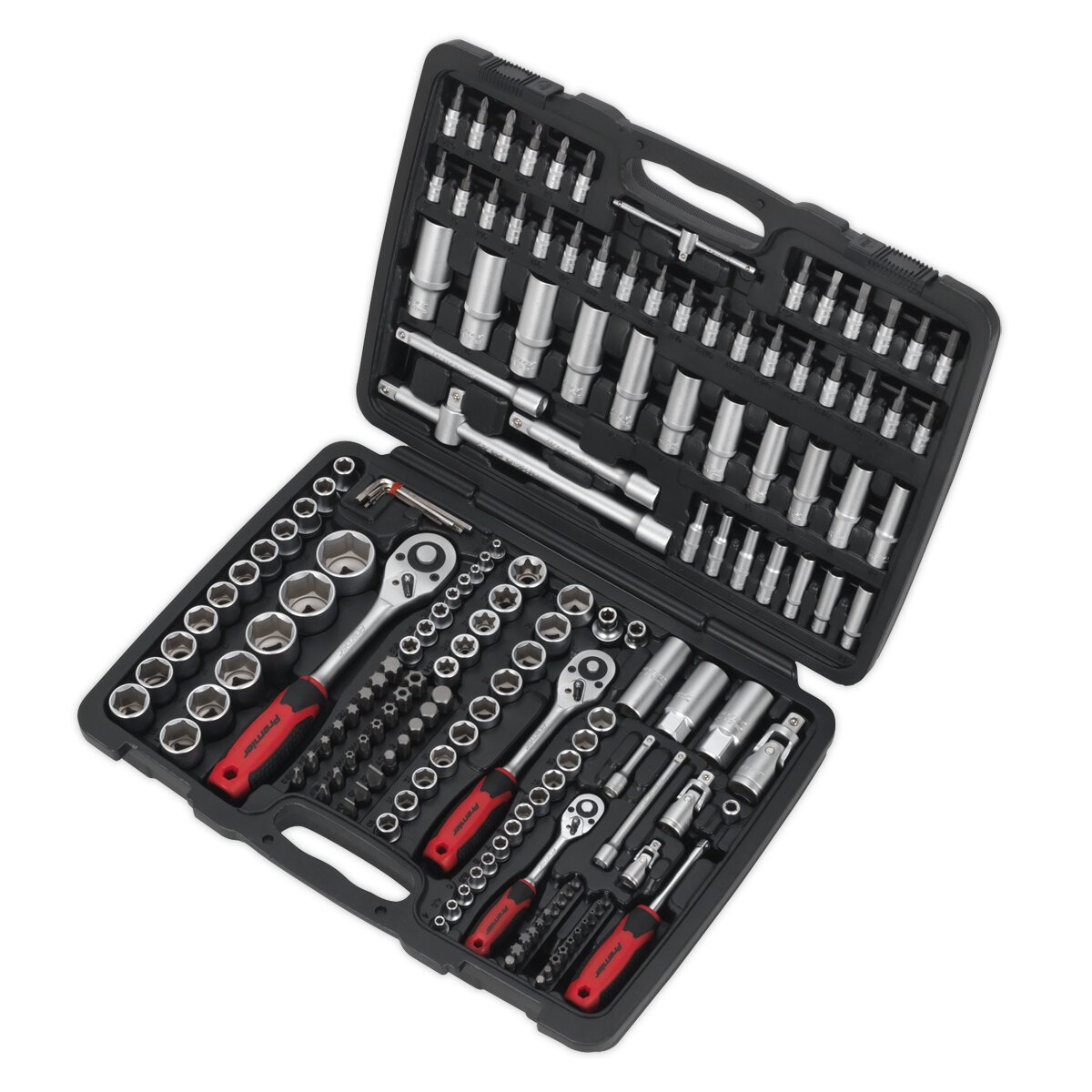 Socket Set 172pc 1/4", 3/8" & 1/2"Sq Drive 6pt WallDrive® Metric