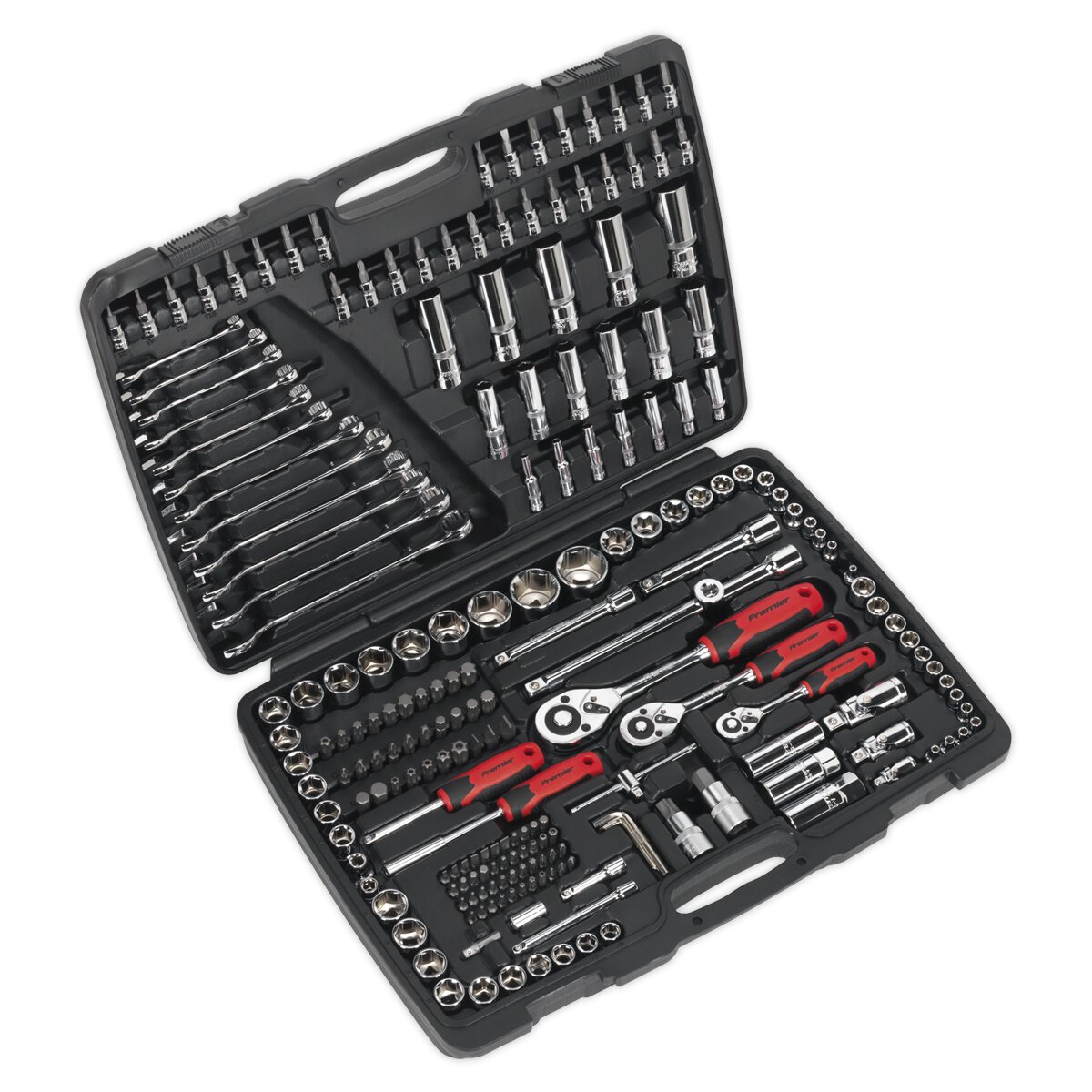 Socket Set 216pc 1/4", 3/8" & 1/2"Sq Drive 6pt WallDrive® Metric