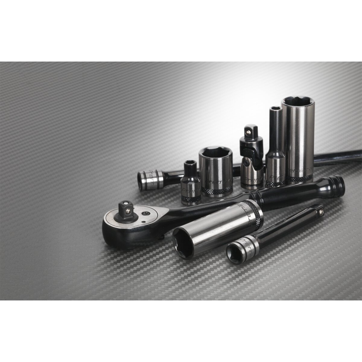 Socket Set 32pc 1/4"Sq Drive 6pt WallDrive® Metric Black Series