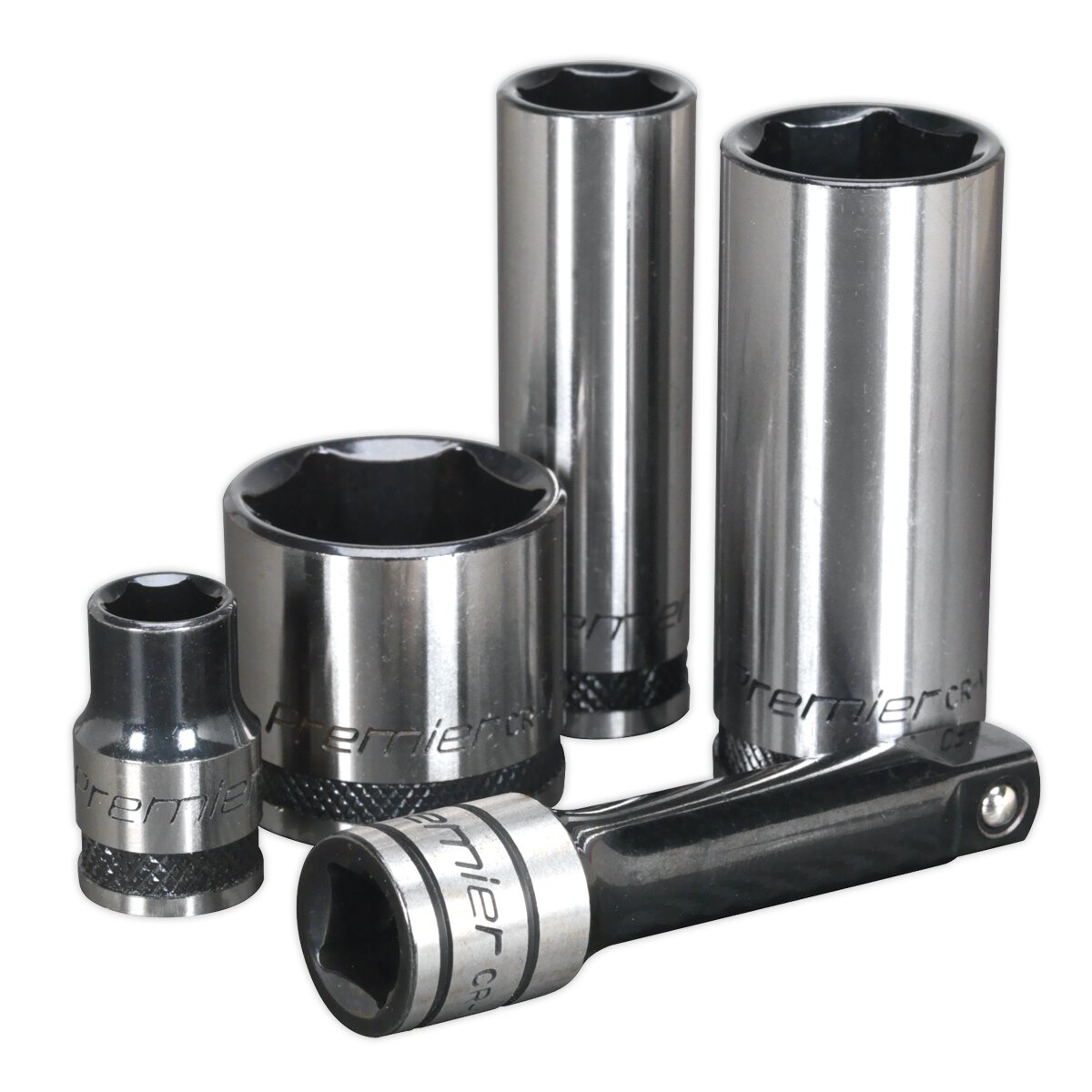 Socket Set 34pc 3/8"Sq Drive 6pt WallDrive® Metric Black Series