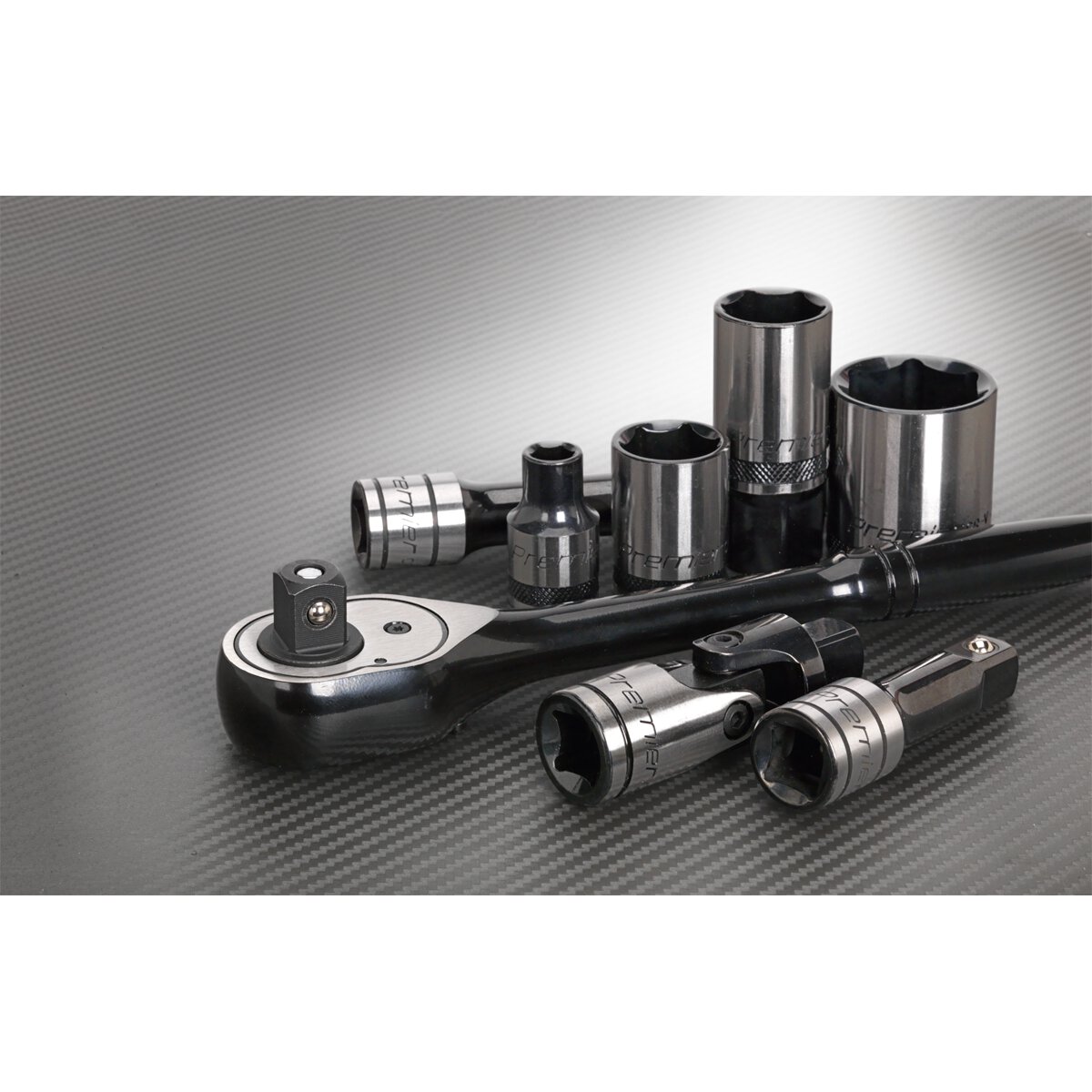 Socket Set 28pc 1/2"Sq Drive 6pt WallDrive® Metric Black Series