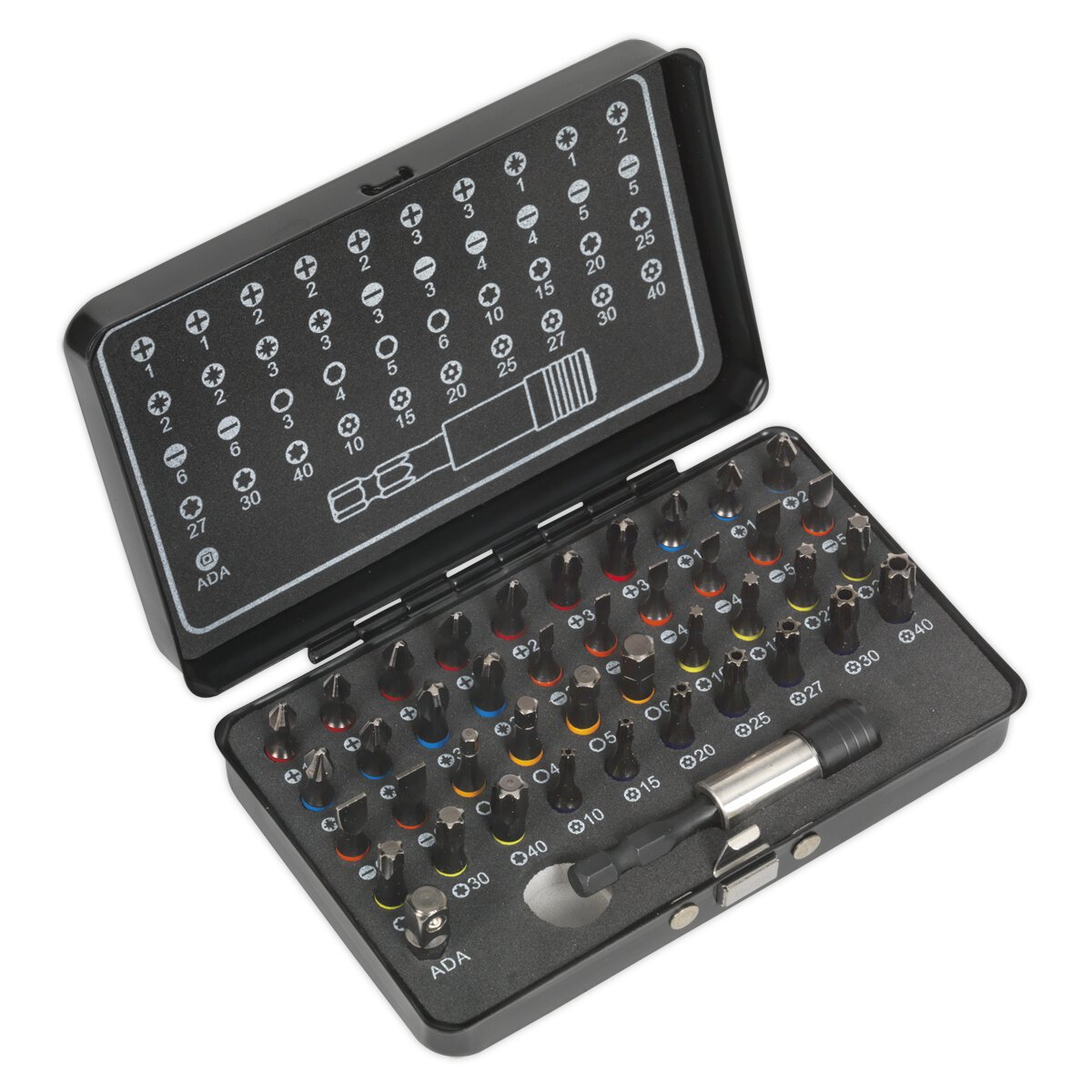 Impact Grade Torsion Bit Set 42pc Premier Black Series
