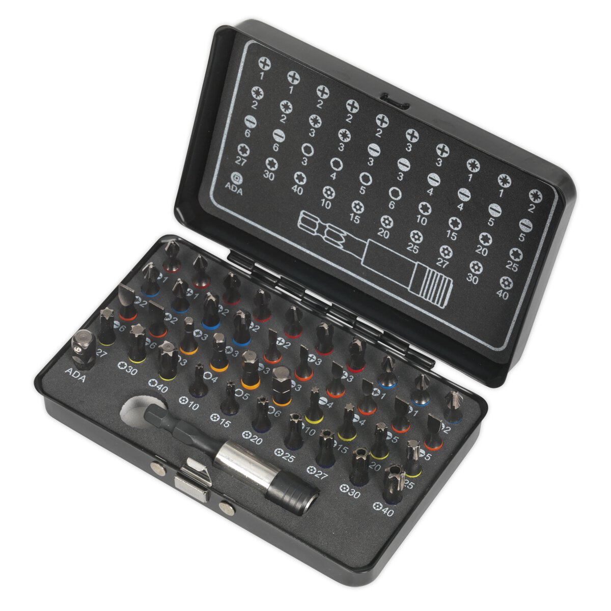 Impact Grade Torsion Bit Set 42pc Premier Black Series