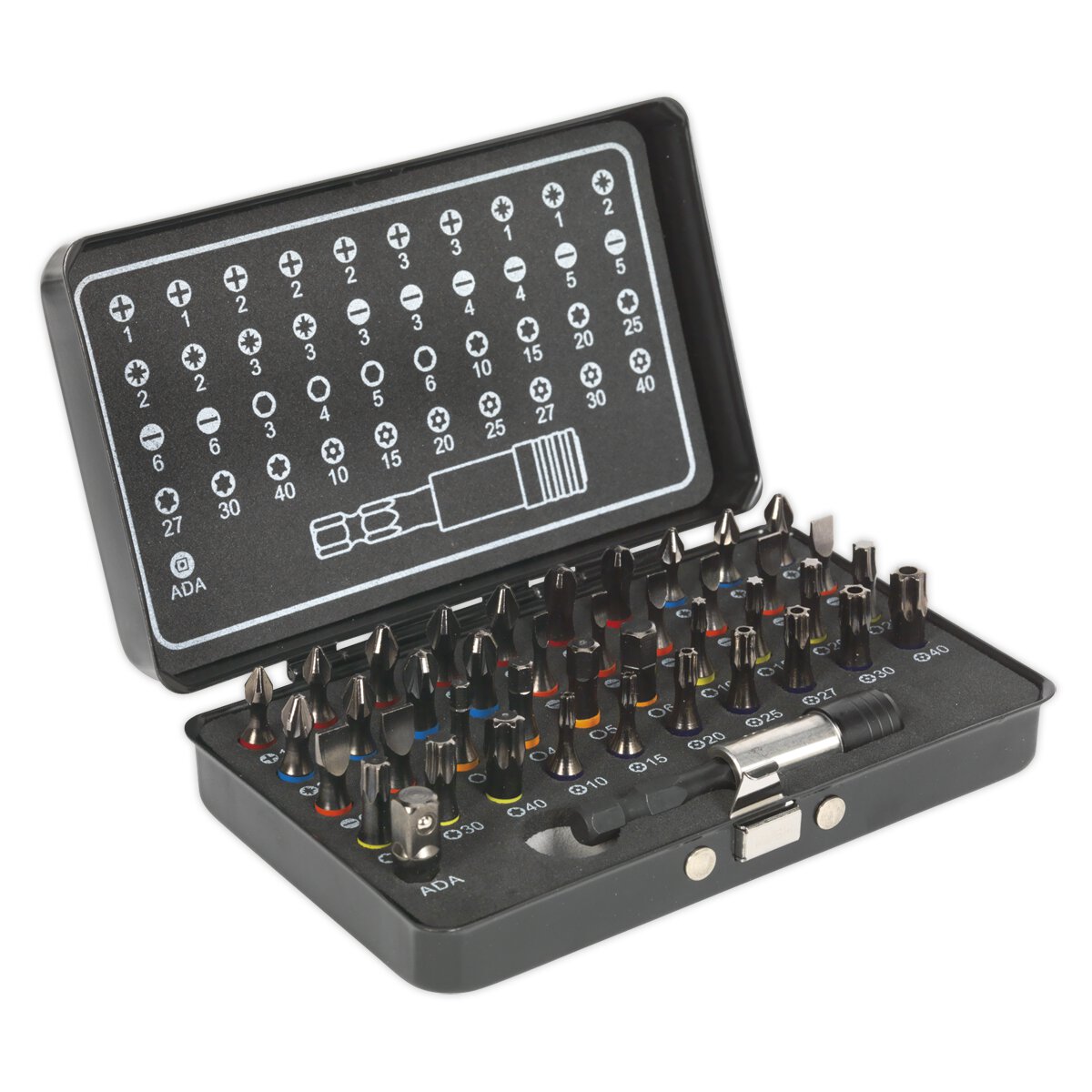 Impact Grade Torsion Bit Set 42pc Premier Black Series