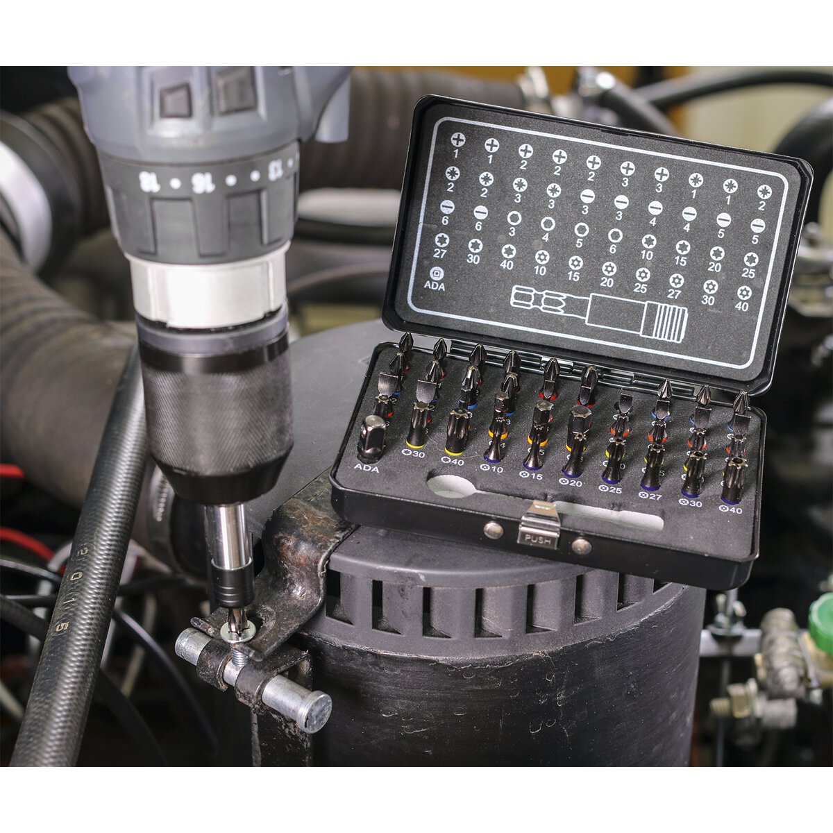 Impact Grade Torsion Bit Set 42pc Premier Black Series