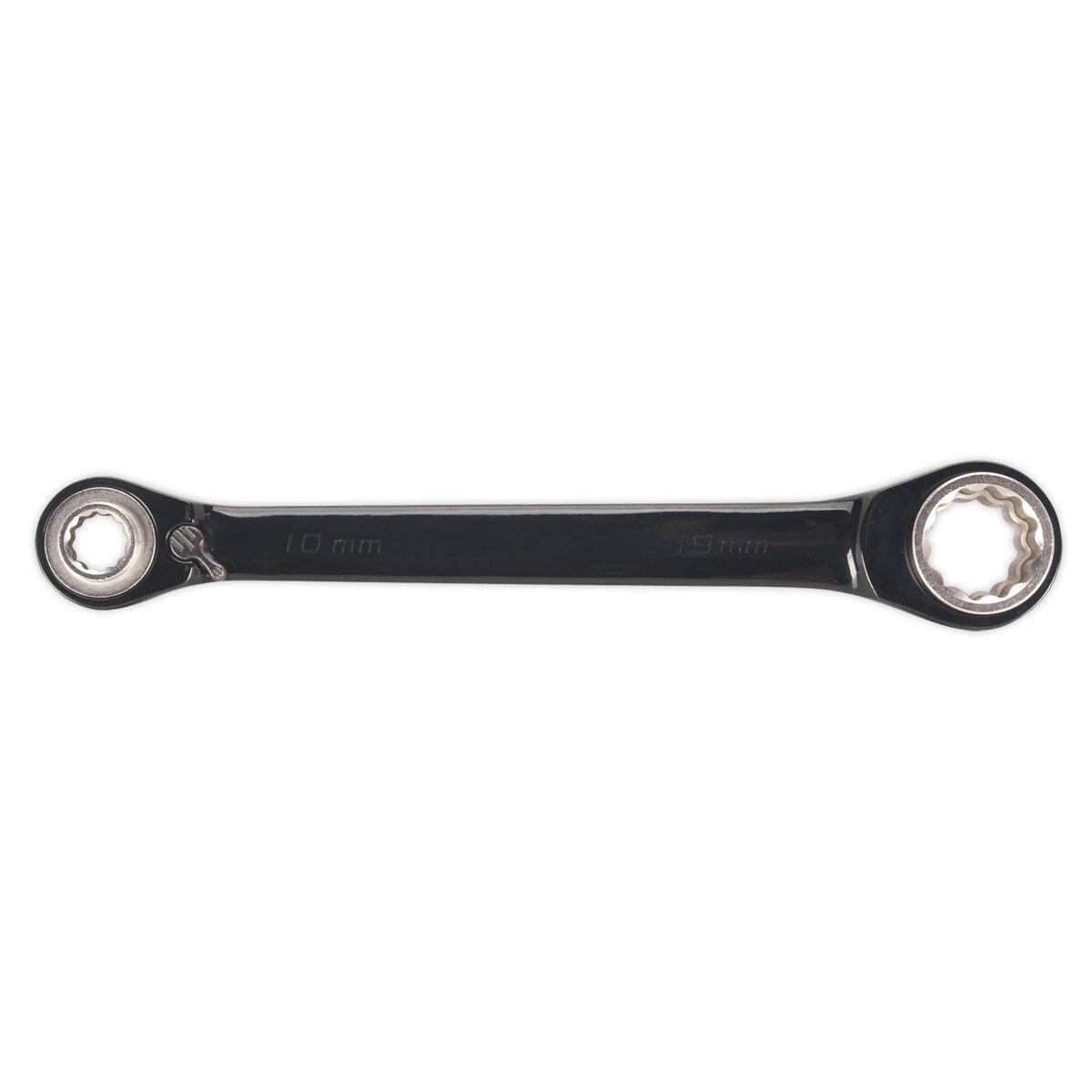 Ratchet Ring Spanner 4-in-1 Reversible Metric