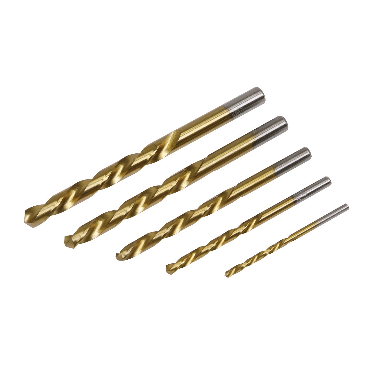 Left Hand Spiral Drill Bit Set 5pc | Building Materials Online